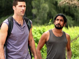 Jack and Sayid on the island